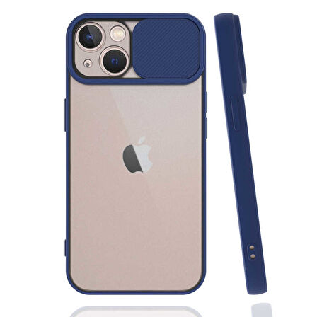 iPhone 13 Uyumlu Zore LNSM-i Kılıf-Lacivert