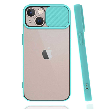 iPhone 13 Uyumlu Zore LNSM-i Kılıf-Turkuaz