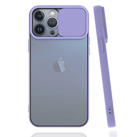 iPhone 13 Pro Max Uyumlu Zore LNSM-i Kılıf-Lila