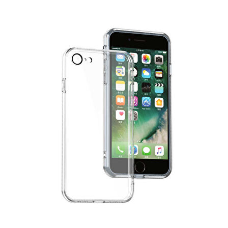 iPhone SE 2022 Uyumlu Zore Fizy Kılıf-Renksiz