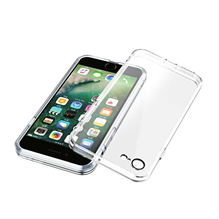 iPhone SE 2022 Uyumlu Zore Fizy Kılıf-Renksiz