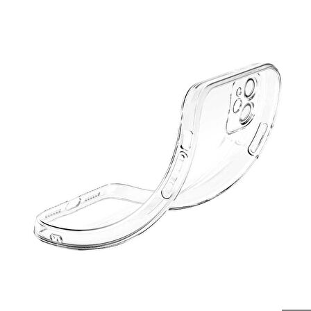 iPhone 12 Uyumlu Zore Fizy Kapak-Renksiz