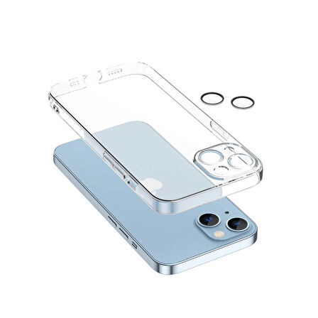 iPhone 13 Uyumlu Zore Fizy Kılıf-Renksiz