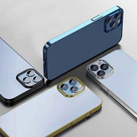 iPhone 13 Pro Max Uyumlu Zore Pixel Kılıf-Siyah