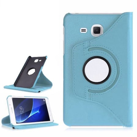 Lexroo Galaxy Tab 4 T280 Dönebilen Standlı Kılıf - Pembe Koyu