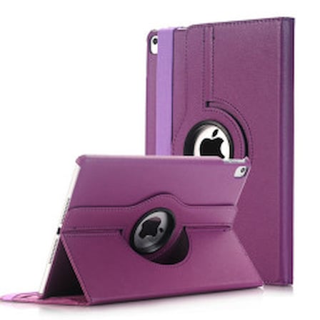 Lexroo iPad 9.7 2018 (6.Nesil) Dönebilen Standlı Kılıf - Mor
