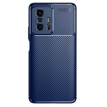 Xiaomi Mi 11T Pro 5G Kılıf Karbon Görünümlü Silikon Kamera Korumalı Üstün Koruma Mobilteam