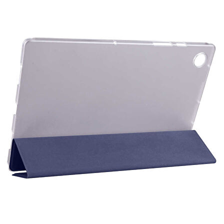 Galaxy Tab A8 10.5 SM-X200 (2021)  Uyumlu ​ALT Smart Cover Standlı 1-1 Kılıf-Pembe Koyu
