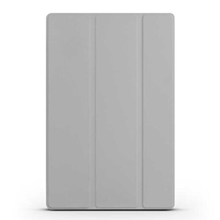 Galaxy Tab A8 10.5 SM-X200 (2021)  Uyumlu ​İNC Smart Cover Standlı 1-1 Kılıf-Gri