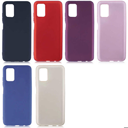 Galaxy A03S Uyumlu Zore Premier Silikon Kapak-Rose Gold