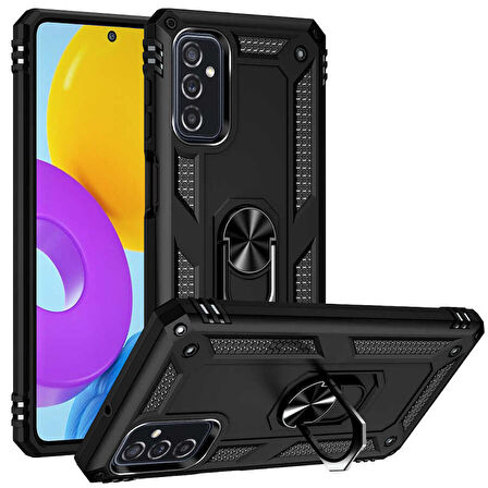 Galaxy M52 Uyumlu Zore Vega Kapak-Siyah