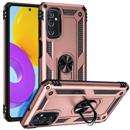 Galaxy M52 Kılıf Kamera Koruyucu Manyetik Standlı Tank Koruma Novatech