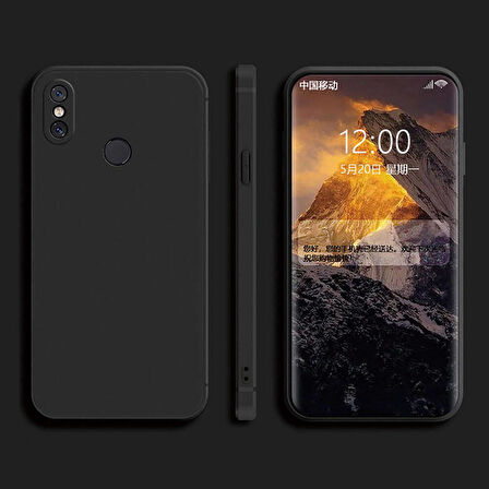 Xiaomi Redmi 6 Pro Kılıf Zore Premier Silikon Kapak-Siyah