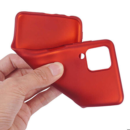 Galaxy A22 4G Uyumlu Zore Premier Silikon Kapak-Gold