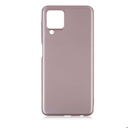 Galaxy M22 Uyumlu Zore Premier Silikon Kapak-Rose Gold