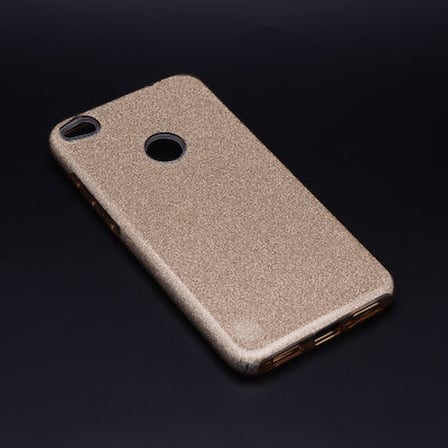 Lexroo Huawei P9 Lite 2017 Kılıf Lexroo Shining Silikon - Gold