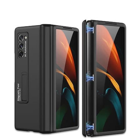 Lexroo Galaxy Z Fold 2 M-Magnet İnce Kılıf - Siyah