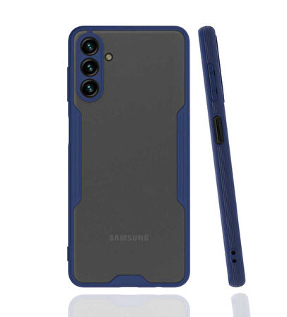 Galaxy A04S Uyumlu Zore Parfe Kapak-Lacivert