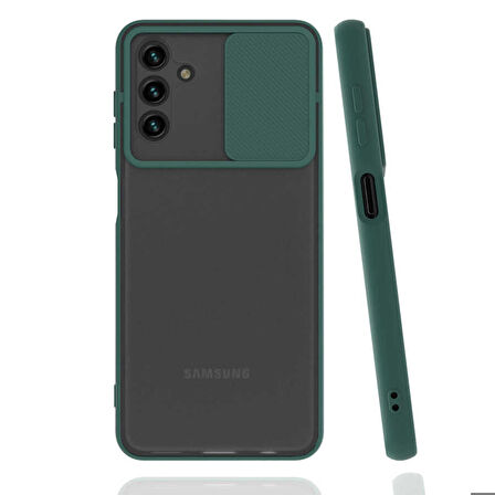 Galaxy A04S Uyumlu Zore Lensi Kapak-Koyu Yeşil