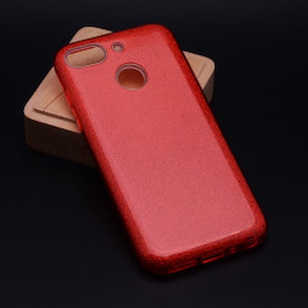 Lexroo General Mobile 8 Go Kılıf Lexroo Shining Silikon - Kırmızı