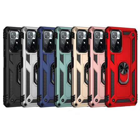 Xiaomi Redmi Note 11T 5G Kılıf Kamera Koruyucu Manyetik Standlı Tank Koruma MNC