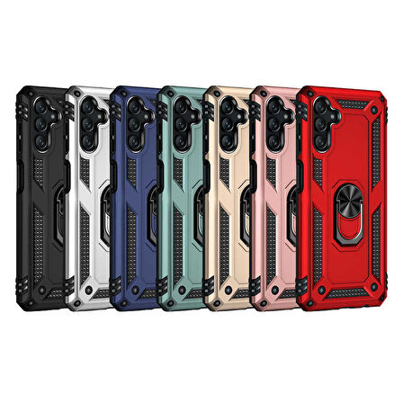 Galaxy A04S Uyumlu Zore Vega Kapak-Gri