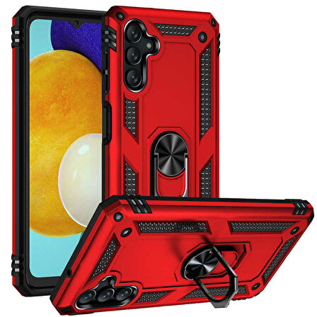 Galaxy A04S Uyumlu Zore Vega Kapak-Gri