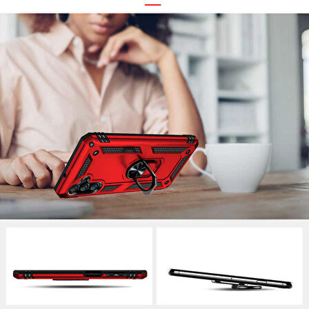 Galaxy A13 5G Uyumlu Zore Vega Kapak-Mavi