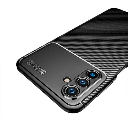 Galaxy A13 5G Kılıf Karbon Görünümlü Silikon Kamera Korumalı Üstün Koruma Novatech