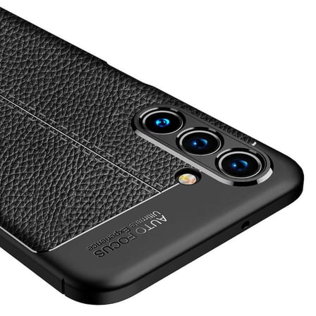 Galaxy A04S Kılıf Deri Görünümlü Silikon Kamera Korumalı Üstün Koruma BUTAM