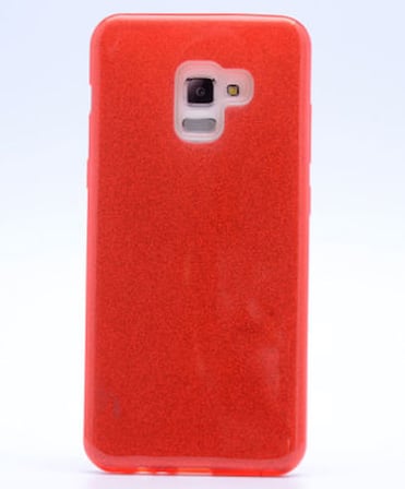 Lexroo Galaxy A8 Plus 2018 Kılıf Lexroo Shining Silikon - Mavi