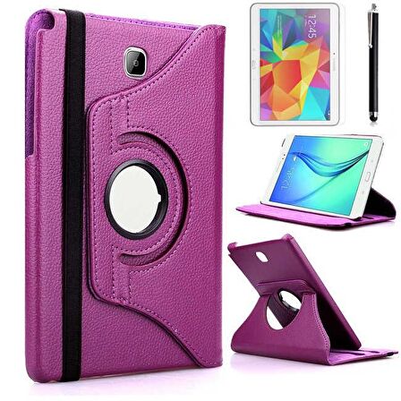 Galaxy Tab A T550 9.7 Fuchsia Dönebilen Standlı Kılıf