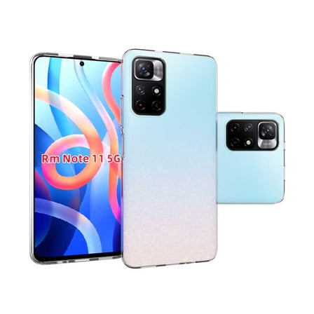 Xiaomi Redmi Note 11T 5G Kılıf Kamera Korumalı Şeffaf Kalın Üstün Koruma Silikon Novatech