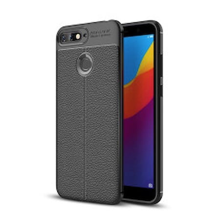 Lexroo Huawei Y7 2018 Kılıf Lexroo Niss Silikon Kapak - Siyah