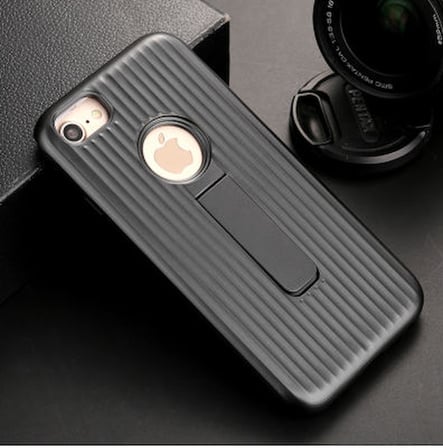 Lexroo Apple iPhone 7 Kılıf Lexroo Wave Standlı Mıknatıslı Kapak - Kırmızı