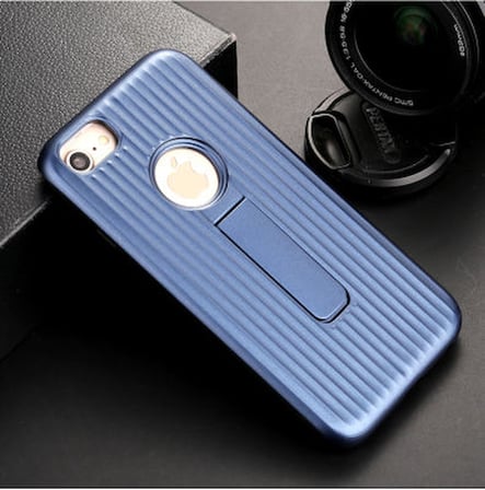 Lexroo Apple iPhone 7 Plus Kılıf Lexroo Wave Standlı Mıknatıslı Kapak - Kırmızı