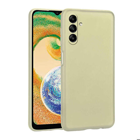 Galaxy A04S Uyumlu Zore Premier Silikon Kapak-Gold