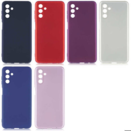 Galaxy A13 5G Uyumlu Zore Premier Silikon Kapak-Kırmızı