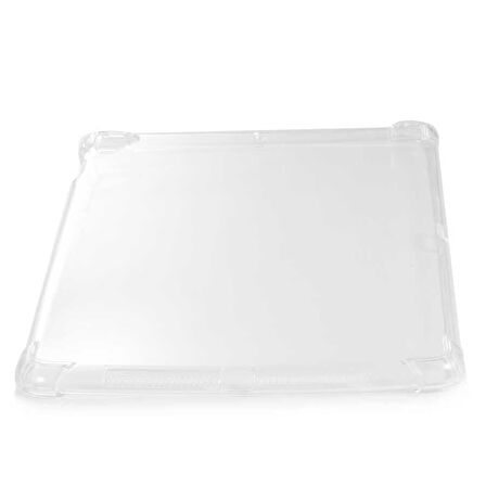 iPad 9.7 2017 (5.Nesil) Kılıf ​FRMS Tablet Nitro Anti Shock Silikon Kapak - Renksiz