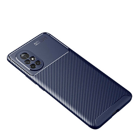 Huawei Nova 8İ Kılıf Zore Negro Silikon Kapak-Lacivert