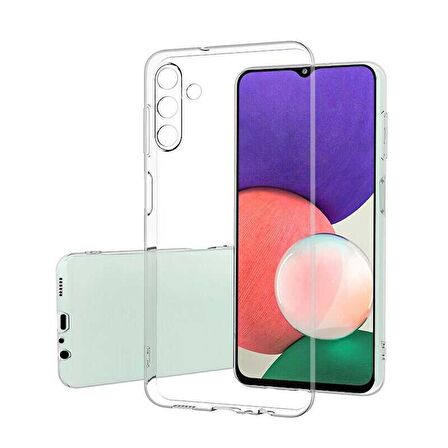Galaxy A04S Uyumlu Zore Süper Silikon Kapak-Renksiz