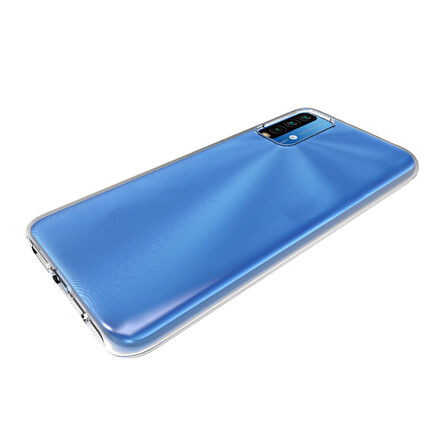 Xiaomi Redmi 9T Kılıf Zore Süper Silikon Kapak-Renksiz