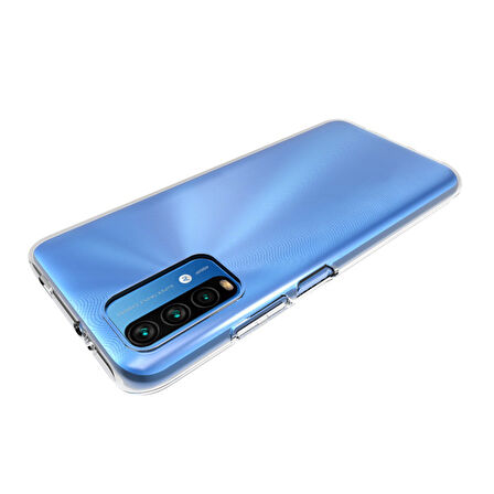Xiaomi Redmi 9T Kılıf Zore Süper Silikon Kapak-Renksiz
