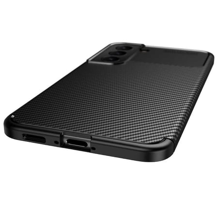 Galaxy S22 Plus Kılıf Karbon Görünümlü Silikon Kamera Korumalı Üstün Koruma Novatech