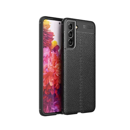 Galaxy S22 Plus Kılıf Deri Görünümlü Silikon Kamera Korumalı Üstün Koruma Novatech