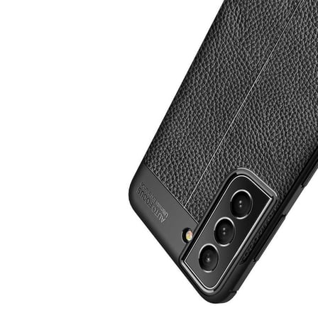 Galaxy S22 Plus Kılıf Deri Görünümlü Silikon Kamera Korumalı Üstün Koruma Novatech