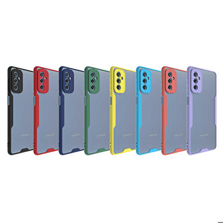 Galaxy M52 Uyumlu Zore Parfe Kapak-Koyu Yeşil