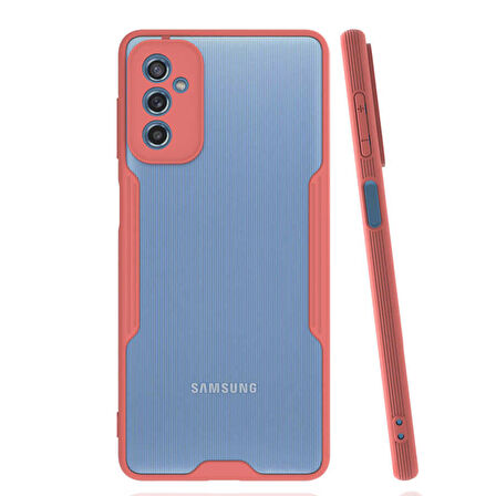 Galaxy M52 Uyumlu Zore Parfe Kapak-Pembe
