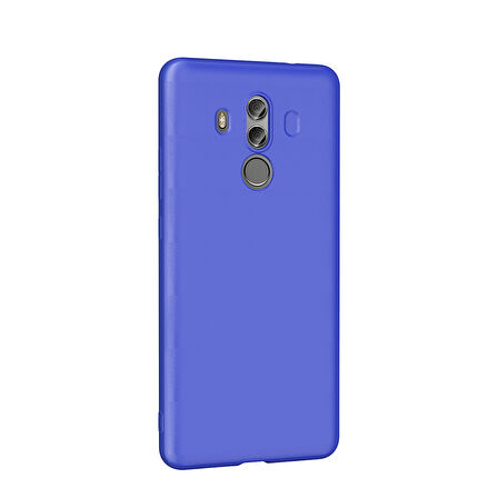 Huawei Mate 10 Pro Kılıf ALT Premier Silikon Kapak - Saks Mavi