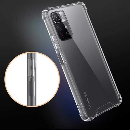 Xiaomi Poco M4 Pro 5G Kılıf Darbe Önleyici Anti Shock Özellikli Kamera Korumalı Silikon Novatech